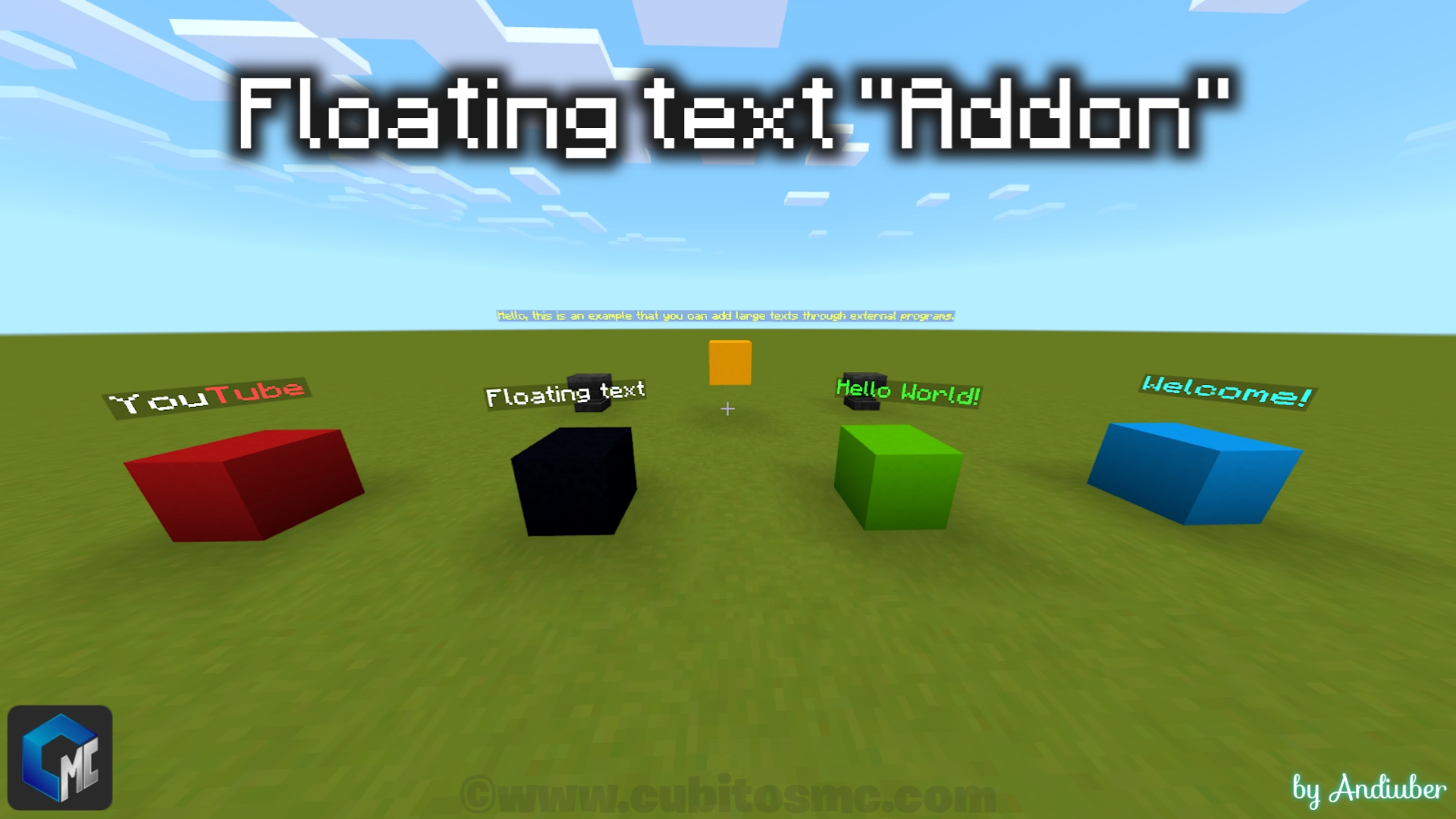 Floating texts. Floating text. Roventure is an attitude Minecraft text.