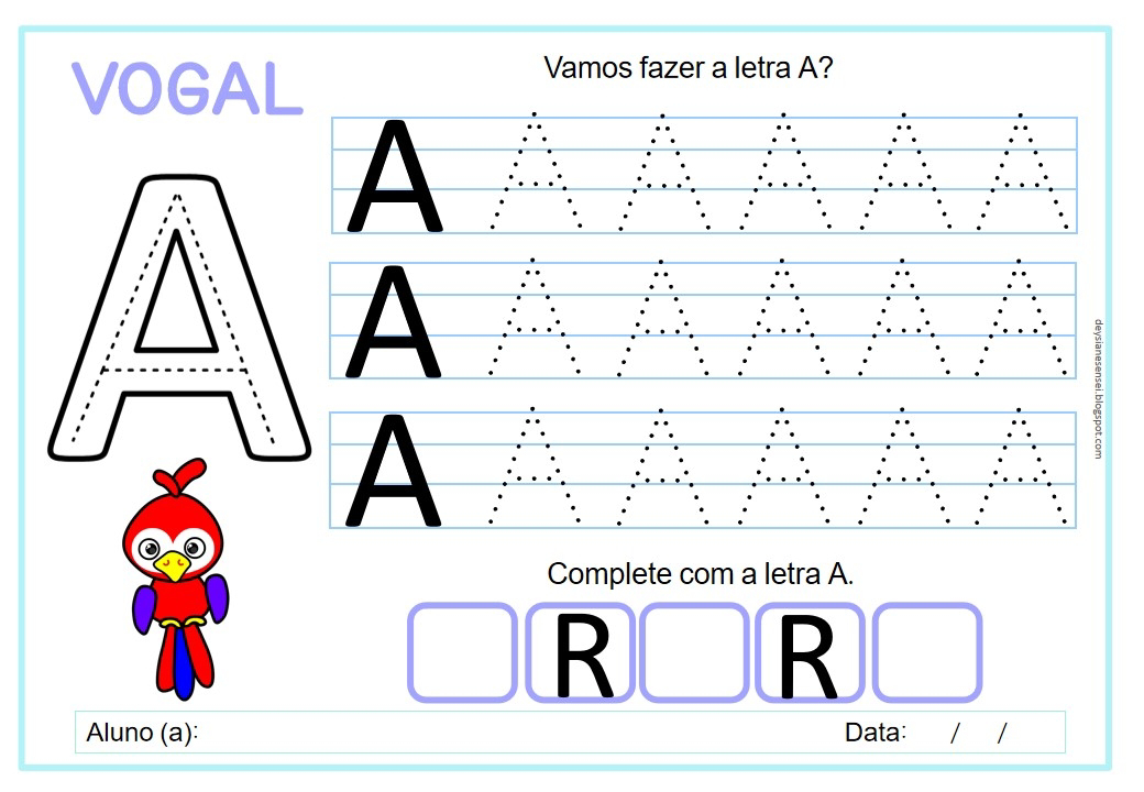 DeysianeSensei: Atividades para baixar: Alfabeto em Letra Bastão com Setas  para Auxiliar a Escrita.