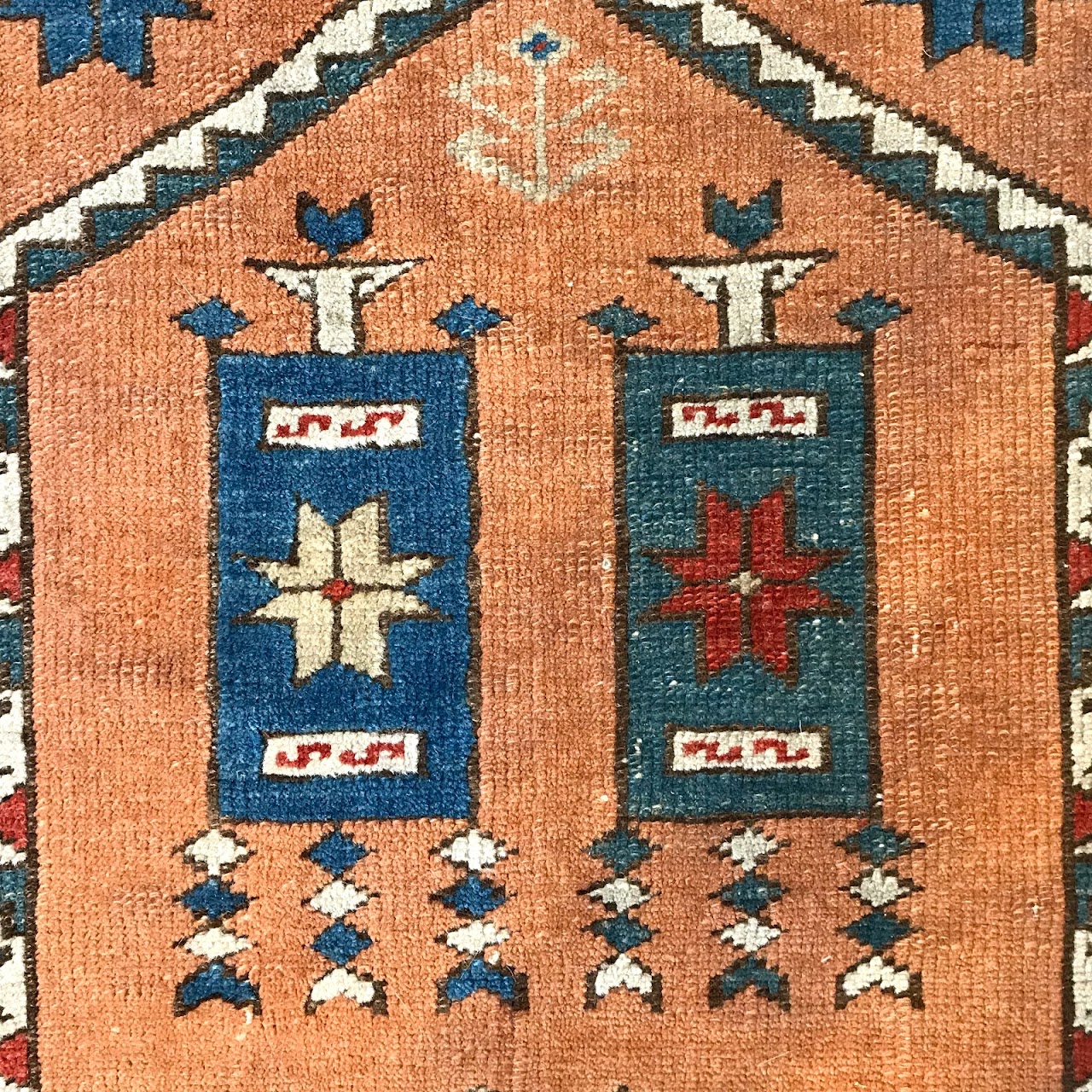Wool Geometric Small Area Rug