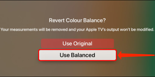 Nhấn Use Balanced để chọn phiên bản đã hiệu chỉnh màu