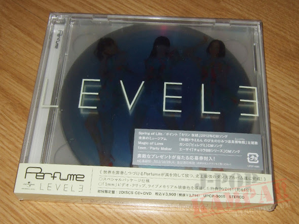 [CD Packaging] Perfume - LEVEL3 (CD+DVD)