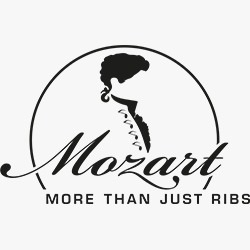 Mozart, More Than Just Ribs logo