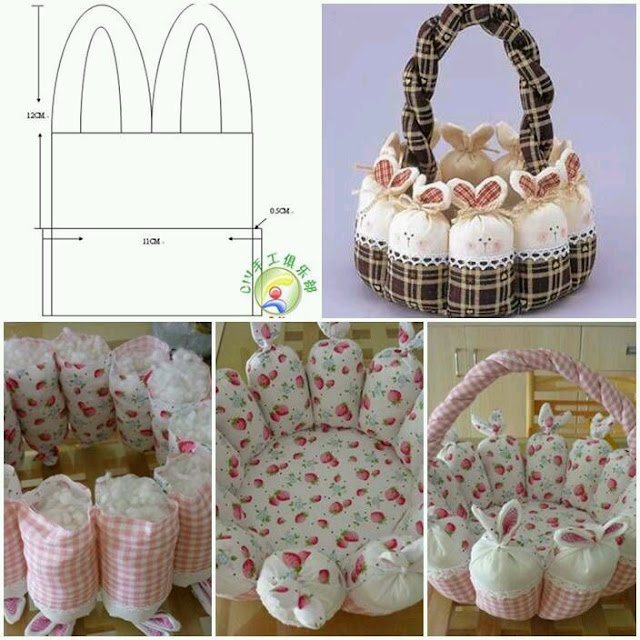 طريقة عمل سلة لوازم الاطفال بشكل ارانب روعة diy cute basket tutorial  E3fb9b9abd78443eba0e2a64f9239f75