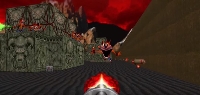 Doom Mod ersetzt jeden Feind durch einen kreischenden Crash Bandicoot