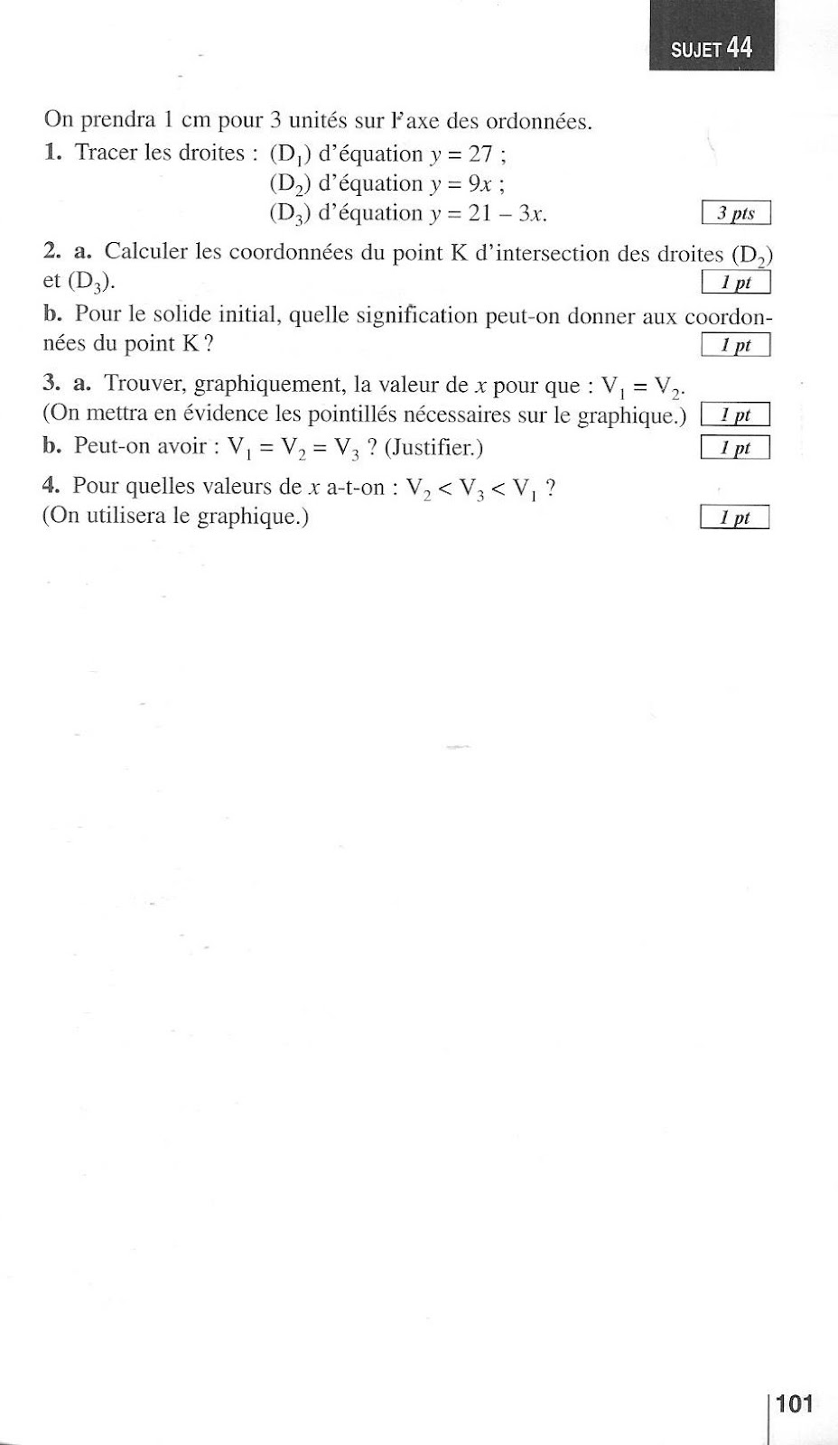 Manuels Anciens: Brevet Des Collèges 1997 : Sujets Des épreuves De ...