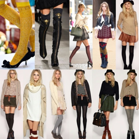 Talk Fashion: Fall Daily: 4 Ways to Wear Knee High Socks