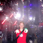 at the front stage VIP at Ultra Japan 2015 in Tokyo, Japan 