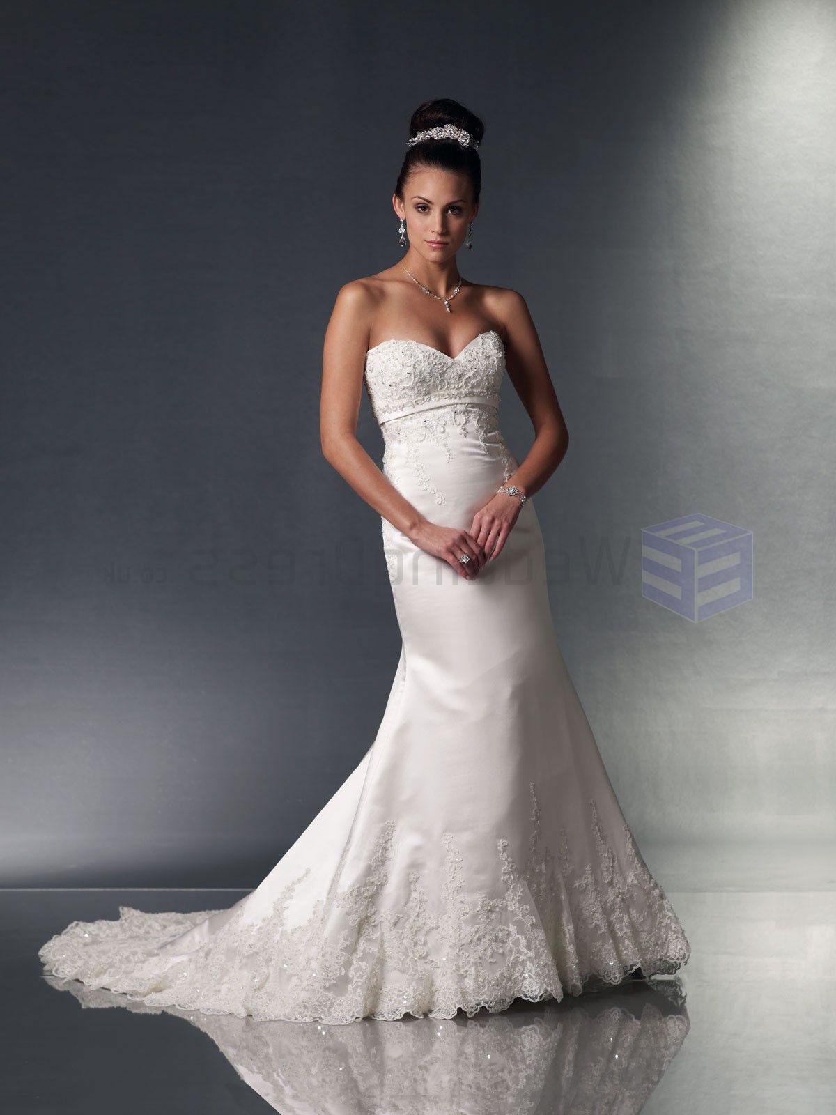 lazaro lace backless wedding