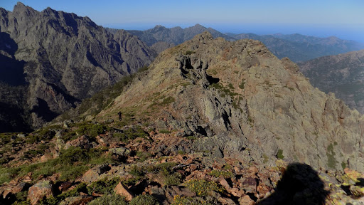 Le col 1850m depuis la plate-forme de notre demi-tour