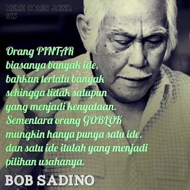 Bob Sadino Berikut Bob Sadino Berikut