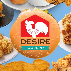 Desire Foods Nz - Real Fruit Ice cream and Chicken Food logo