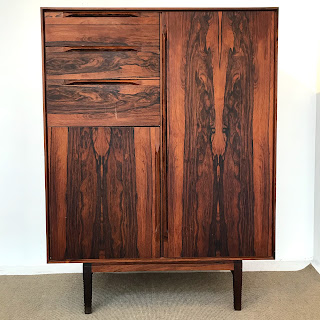 Rosewood Mid-Century Modern Gentleman's Chest