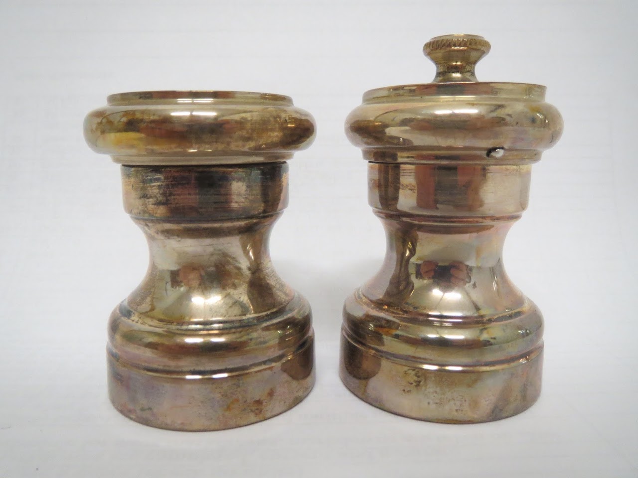 Sterling Silver Salt Shaker and Pepper Grinder