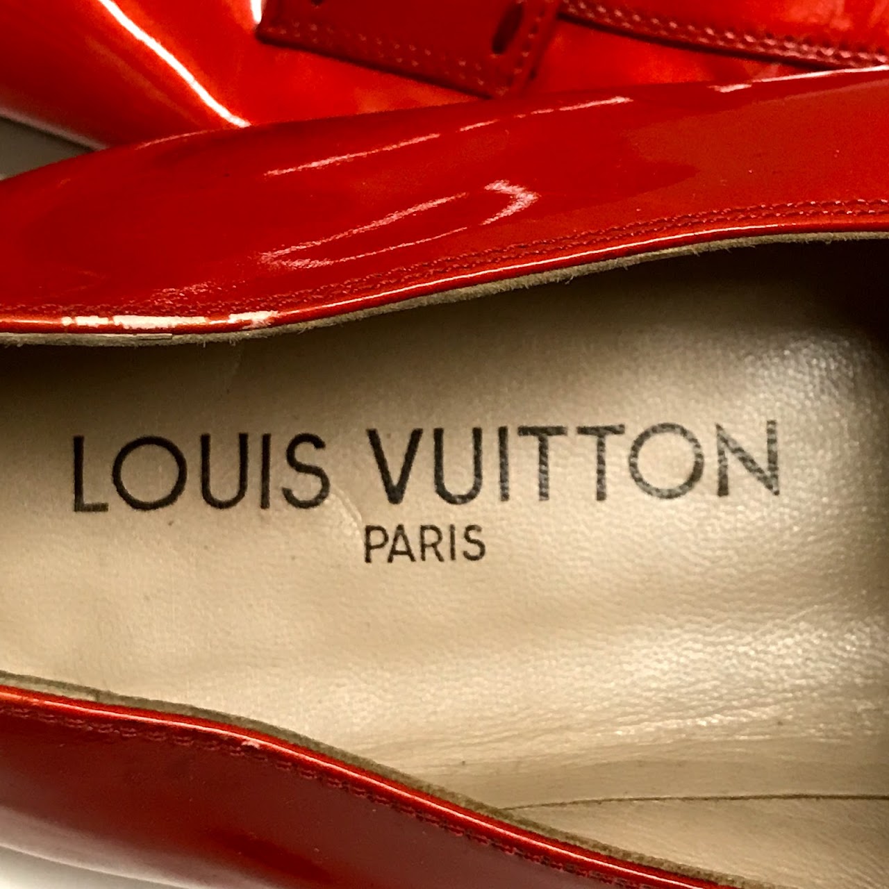 Louis Vuitton Patent Leather Loafers