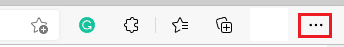 haga clic en el icono de tres puntos.  Solucionar error STATUS BREAKPOINT en Microsoft Edge