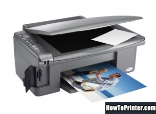 Reset Epson DX5050 printer by Resetter program