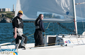 J22 family sailboat- sailing San Francisco