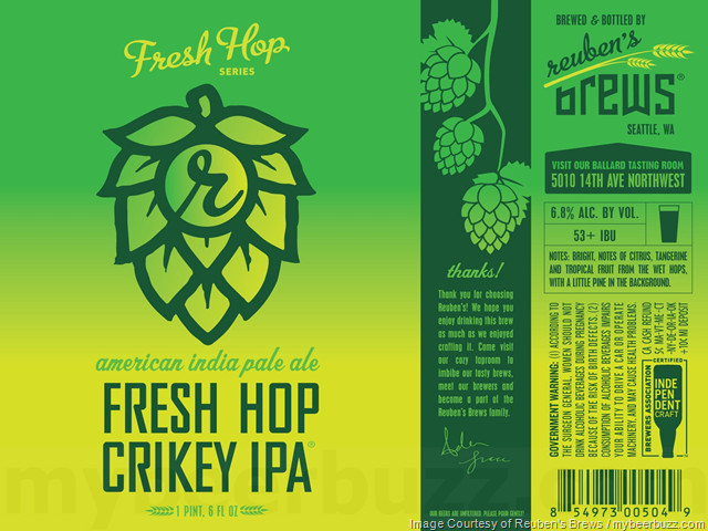 Reuben’s Brews - Fresh Hop Crikey IPA