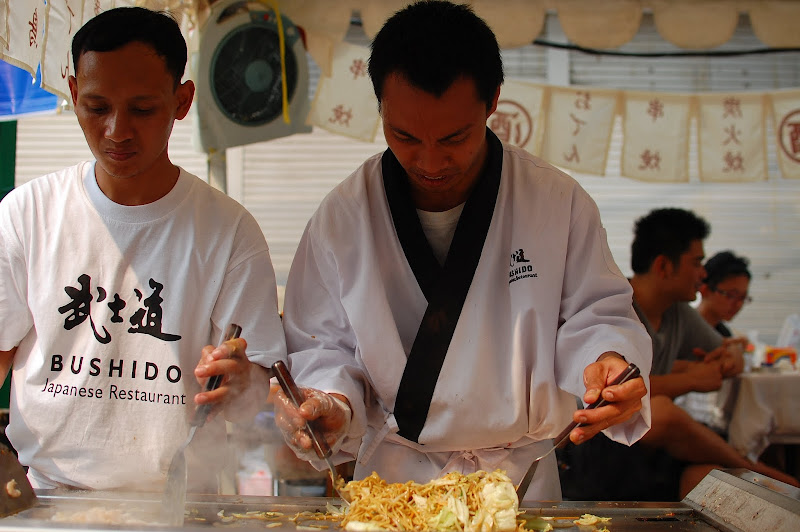 Penjaja Tepanyaki di Ennichisai Blok-M