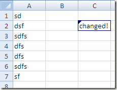 excel cambia