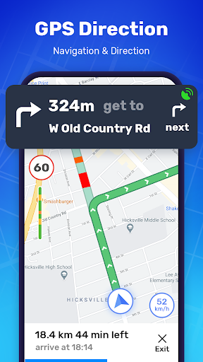 Screenshot GPS Navigation Route Finder