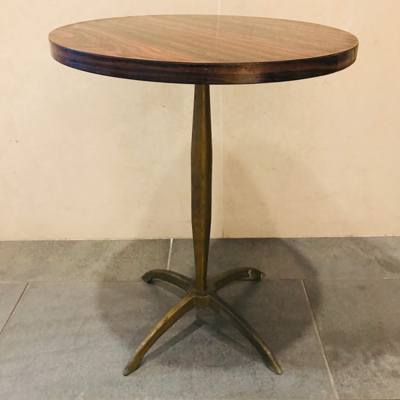 Mid-Century Pedestal Accent Table