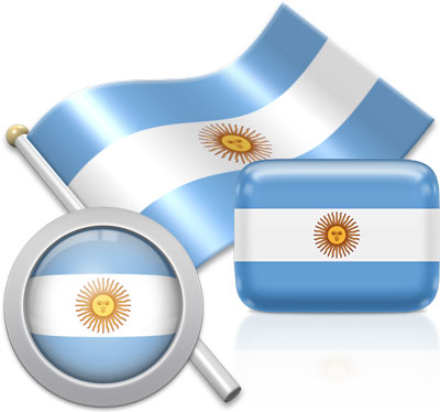 Argentine flag icons pictures collection