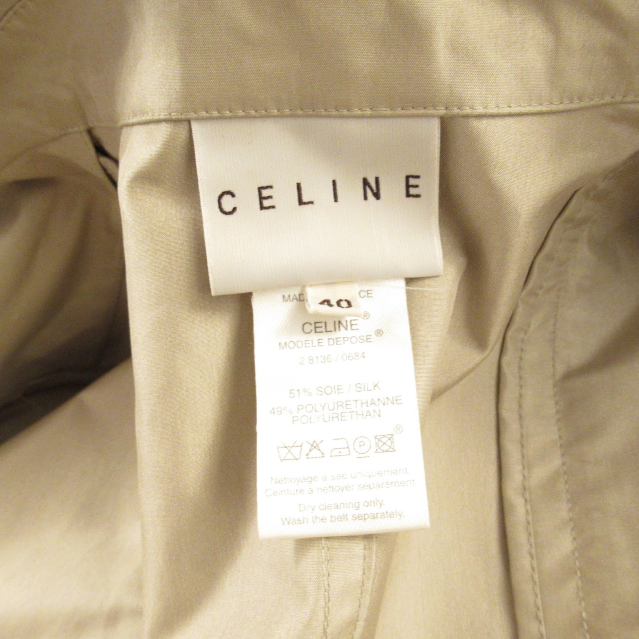 Céline Convertible Trench Coat