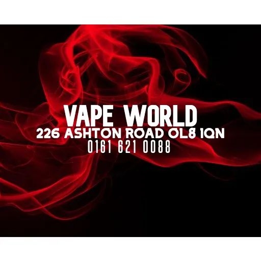 Vape World Oldham logo