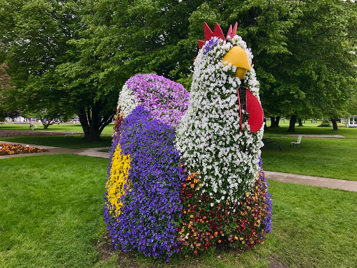 Das bunte BUGA-Huhn