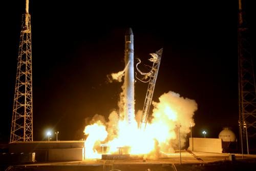 Spacex Falcon 9 Leaps Into Space