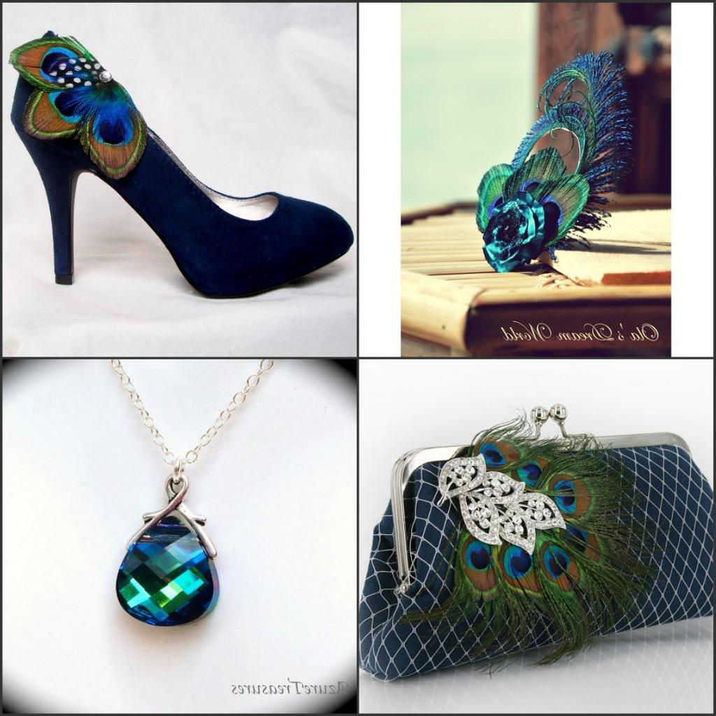 peacock inspired accessories