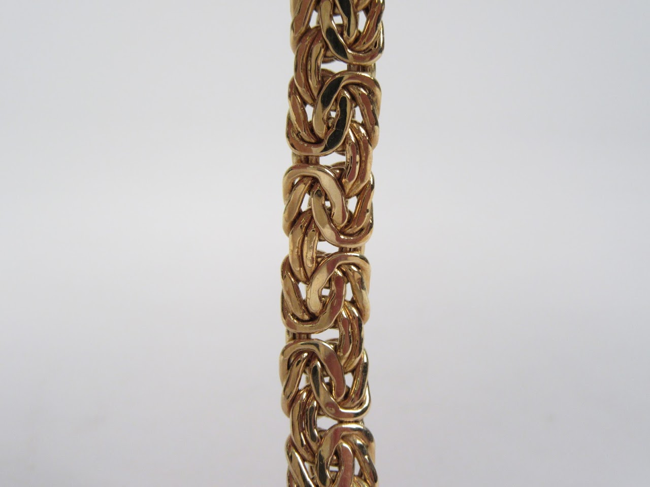 Atasay Kuyumculuk 14k Flat Byzantine Bracelet