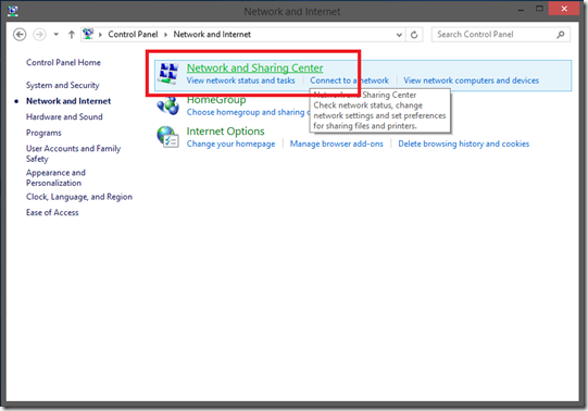 network-and-sharing-center