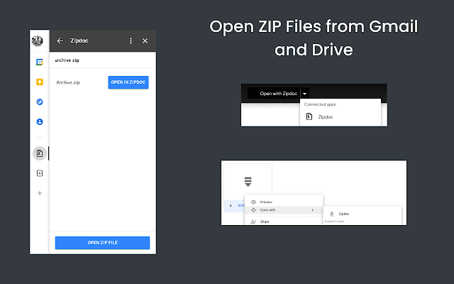 Screenshot of ZIP Extractor