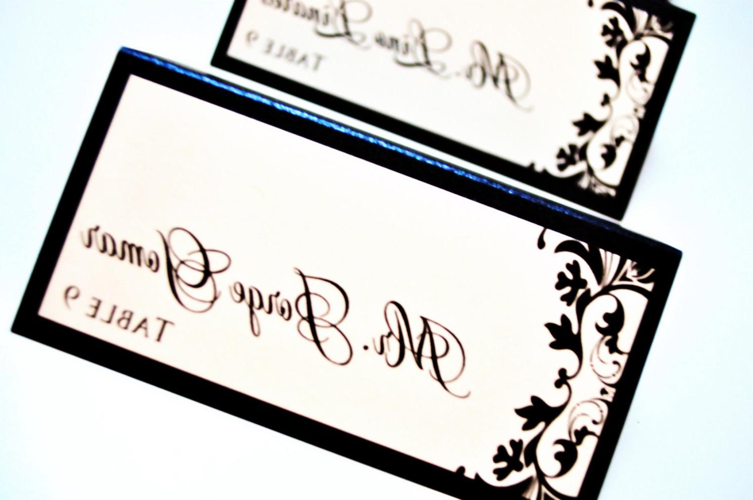 damask wedding invitations