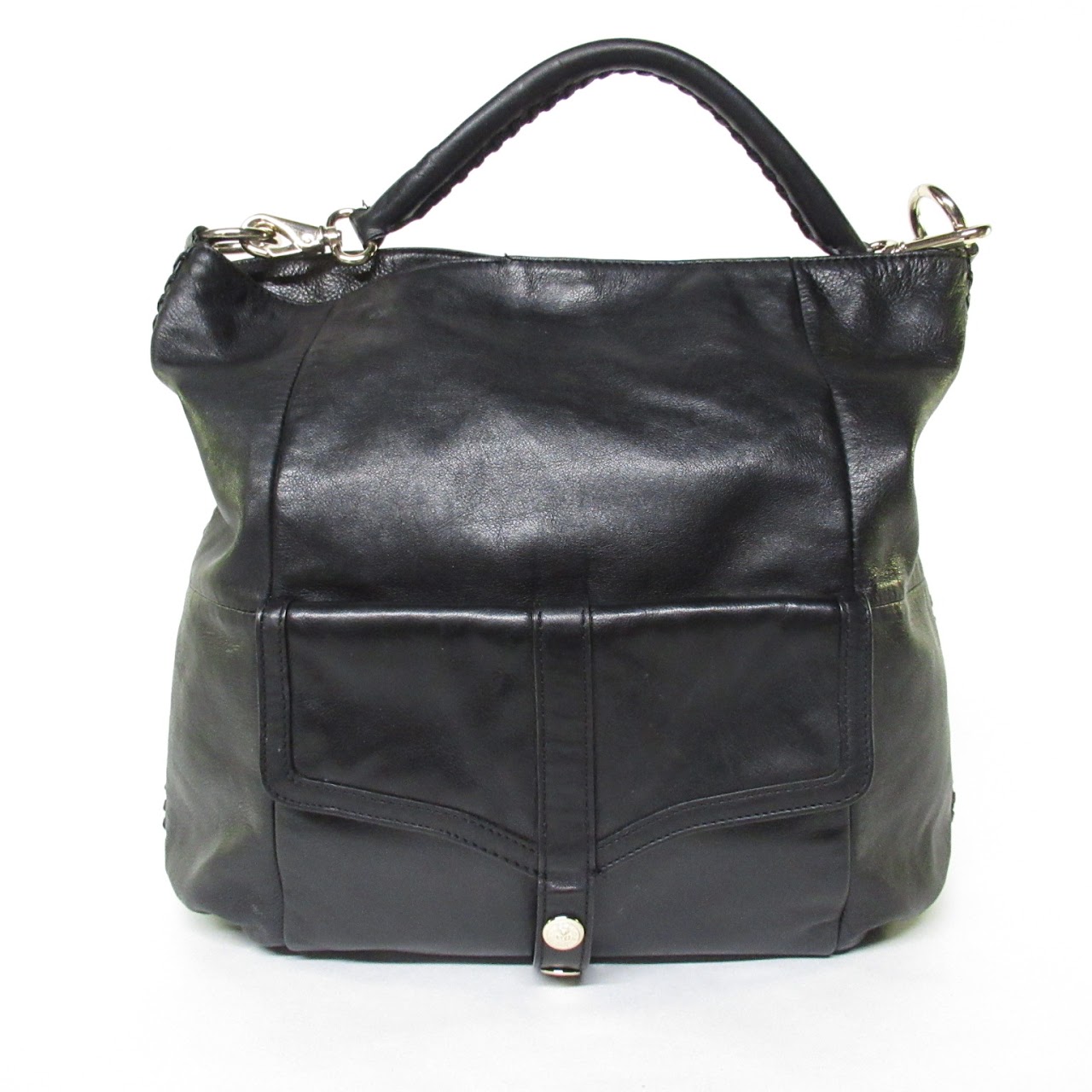 Rebecca Minkoff Black Leather Hobo Bag