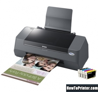 Reset Epson D92 printer by Epson reset software