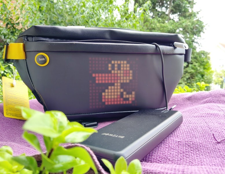 Divoom Customizable Pixel Art Pixoo Backpack and Sling Bag