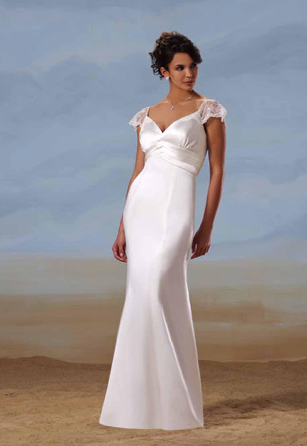 Beautiful Sheath bridal gowns