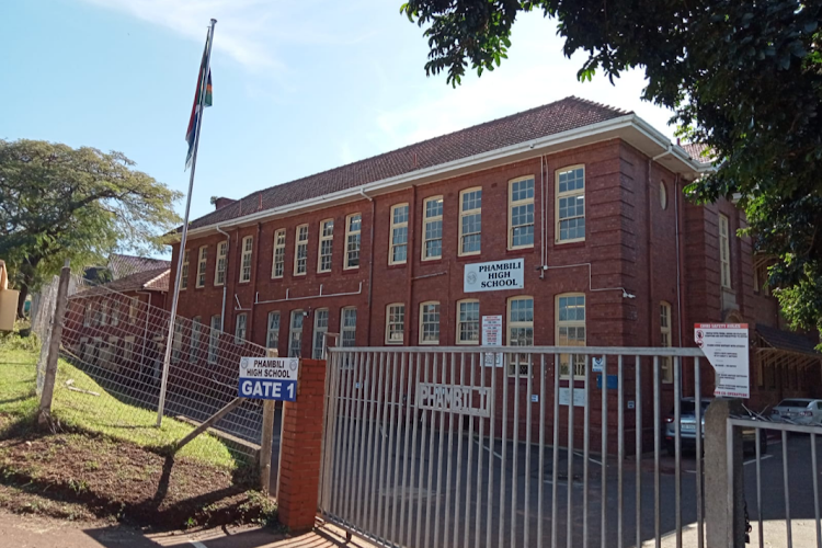 An armed teacher at Phambili High School in KZN has been suspended.