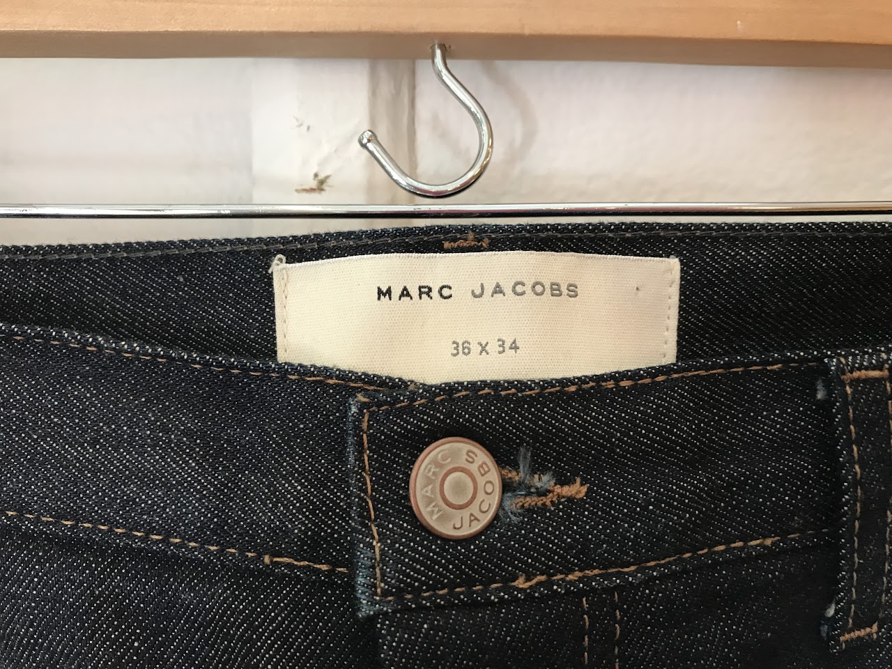 Marc Jacobs Collection Raw Denim Jeans