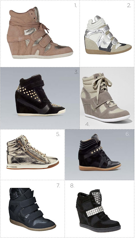 wedge sneakers