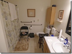 Mom and Dad's bathroom,  Brookdale Orangevale Assisted Living community 