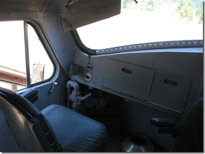 IMG_8004 Cab of EMD F9A Diesel Locomotive at the Columbia Gorge Interpretive Center Museum in Stevenson, Washington on July 3, 2009