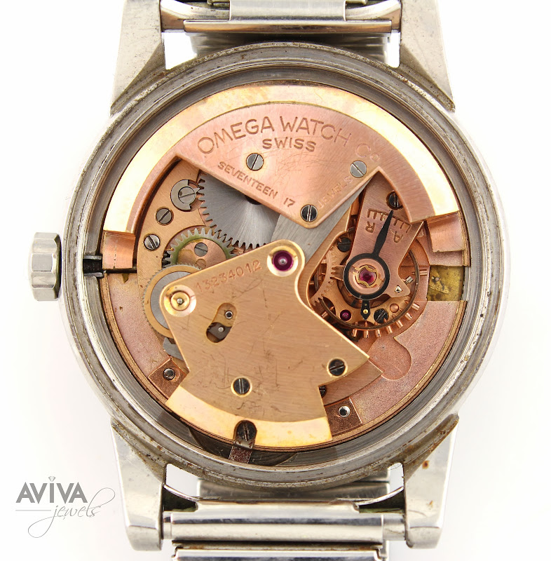 VINTAGE OMEGA SEAMASTER 2577 CALIBER 351 AUTOMATIC MOVEMENT STAINLESS ...