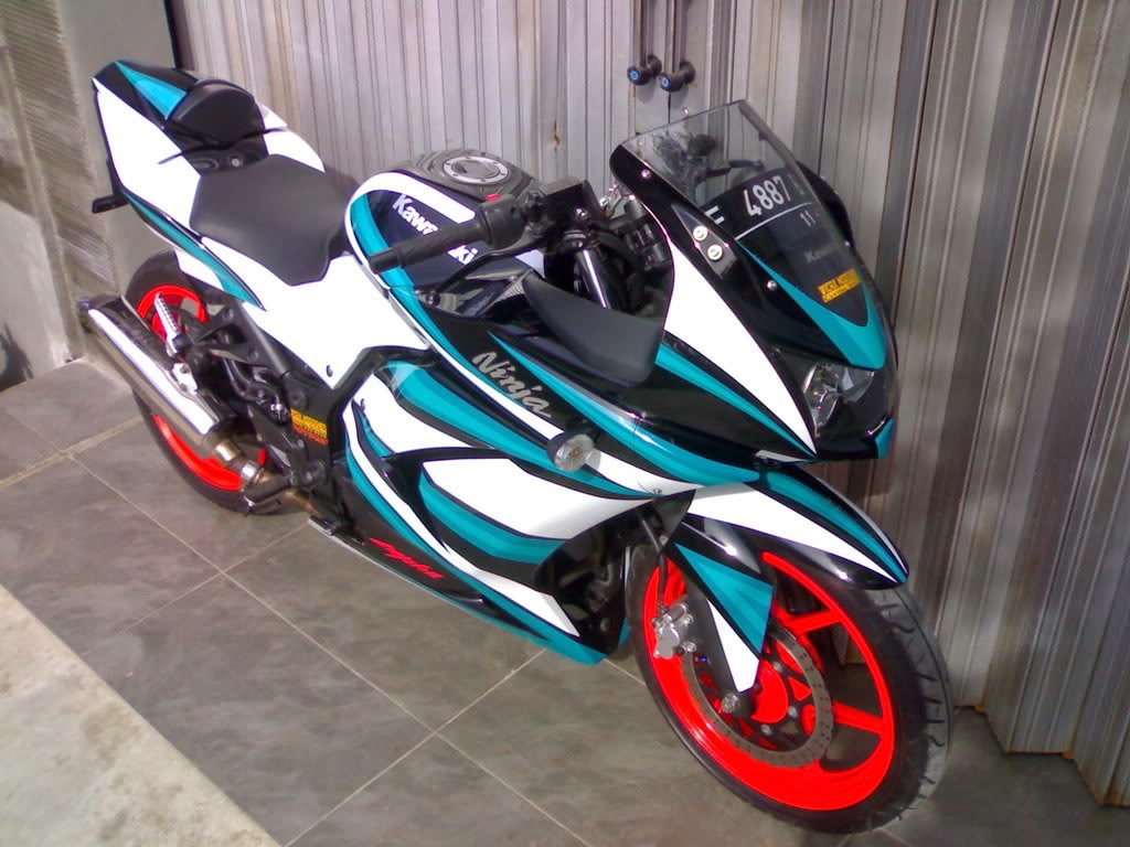 Thunder Modifikasi Ninja Berniaga  Thecitycyclist