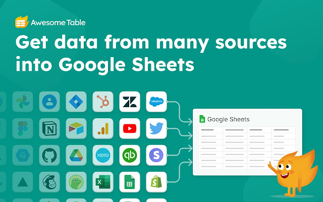 Screenshot of Awesome Table - Data Connector for Sheets