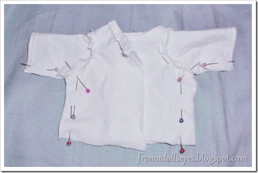 T-shirt pattern and tutorial for a MSD boy ball jointed doll