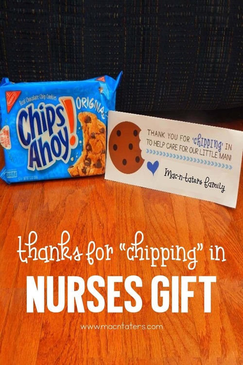 This adorable nurses gift idea is a simple and fun gift to give those special ladies who help take care of you and your new baby when you are at the hospital. They do so much for you while you are there. Whether you are having a baby boy or a baby girl or you are going to be surpised, there is an editable nurses thank you gift tag just for you. 